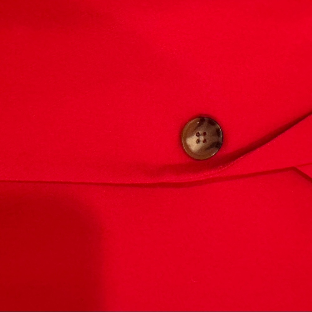 Women’s Classic Red Blazer NWT Sz 10 Career Holidays Timeless Christmas Festive - Picture 8 of 11